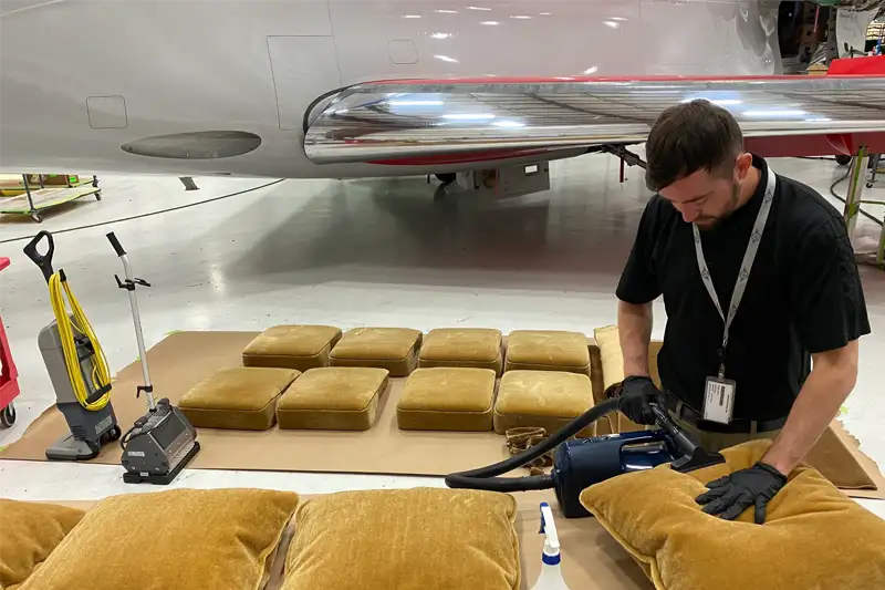 Aircraft Upholstery Care